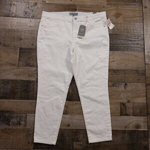 Wit & Wisdom “Ab”solution High Rise‎ Ankle Skimmer Jeans Women’s Size 18 White